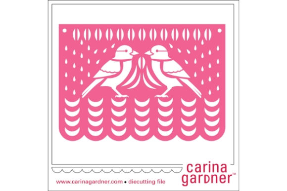 Birdie Flag Banner Graphics for Crafts