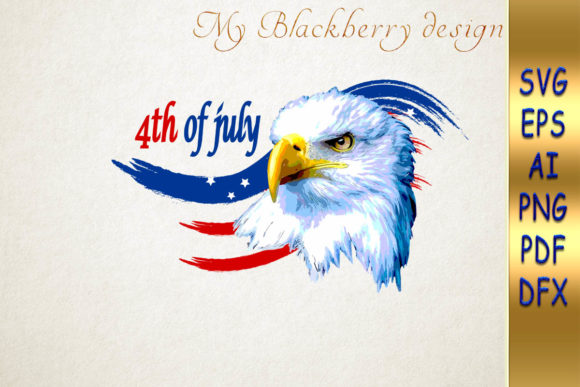 Eagle American Flag Graphics and Crafts