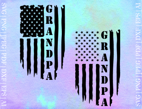 Grandpa Flag Svg: Graphics for Crafts and Content