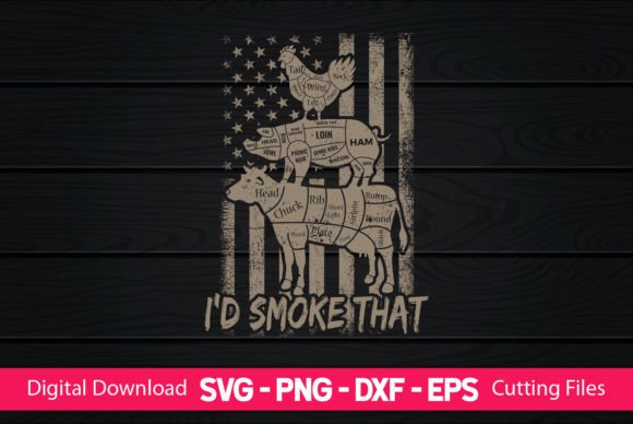 I d Smoke That American Flag Graphics