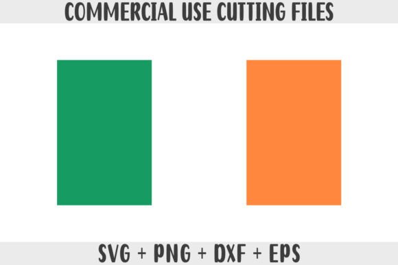 Ireland Flag SVG Original Colors Graphics