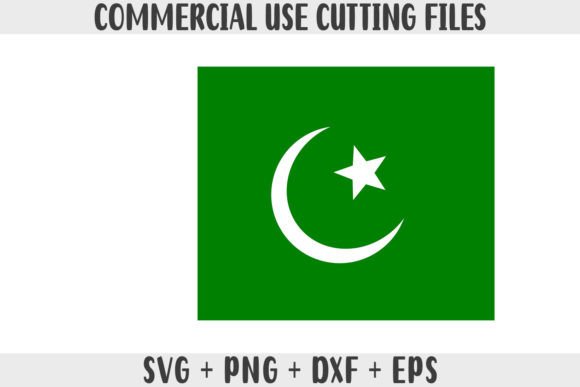 Pakistan Flag SVG Original Colors Graphics