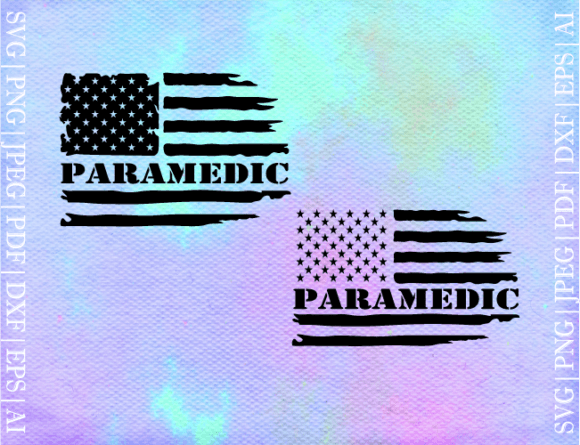 Paramedic Flag SVG: Graphics for Crafts & Branding