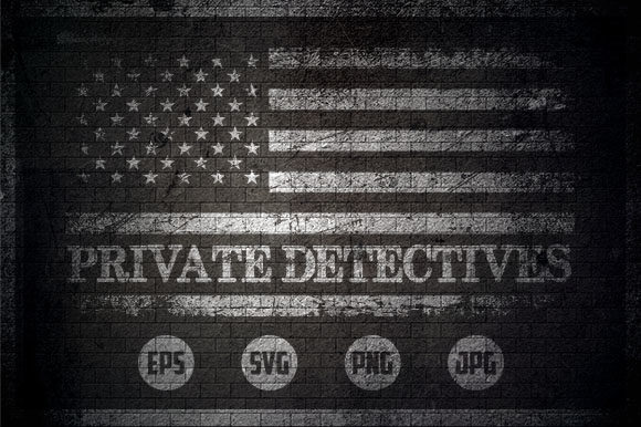 Private Detectives - USA Flag