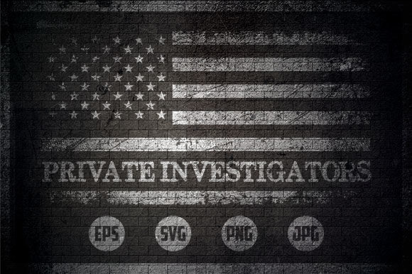Private Investigators - USA Flag