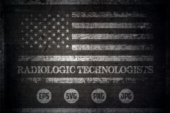 Radiologic Technologists - USA Flag Graphics and Crafts