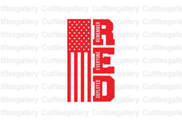 Red Flag SVG, Red Friday SVG Graphics