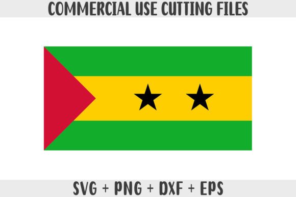 Sao Tome and Principe Flag SVG, PNG
